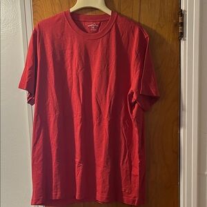 Eddie Bauer Vibrant Red Short Sleeve Tee